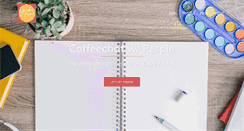 Desktop Screenshot of coffeechatwithperpie.com